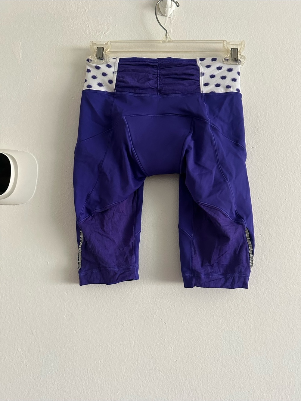lululemon athletica blue Cycling Shorts with Polka Dot Waistband women 4